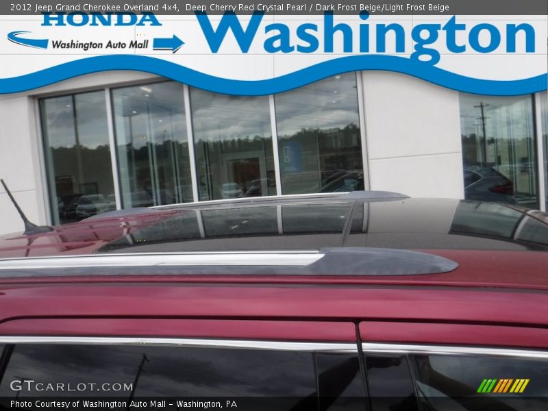 Deep Cherry Red Crystal Pearl / Dark Frost Beige/Light Frost Beige 2012 Jeep Grand Cherokee Overland 4x4