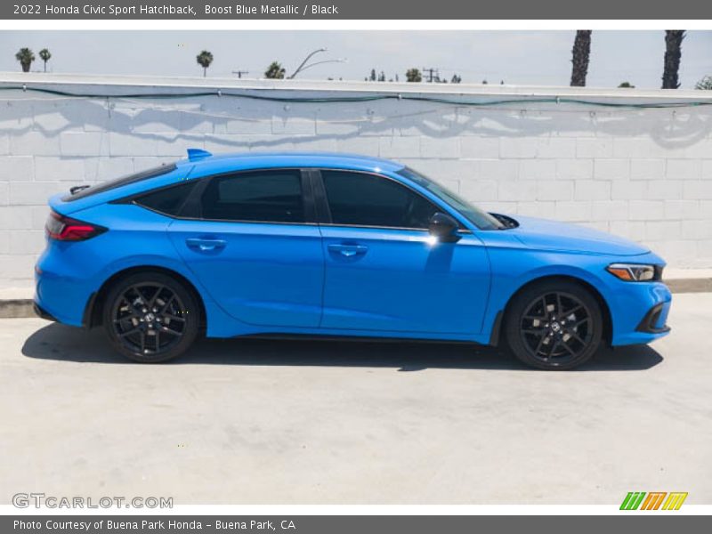  2022 Civic Sport Hatchback Boost Blue Metallic