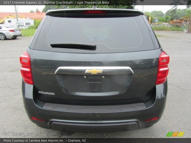 Nightfall Gray Metallic / Light Titanium/Jet Black 2017 Chevrolet Equinox LS