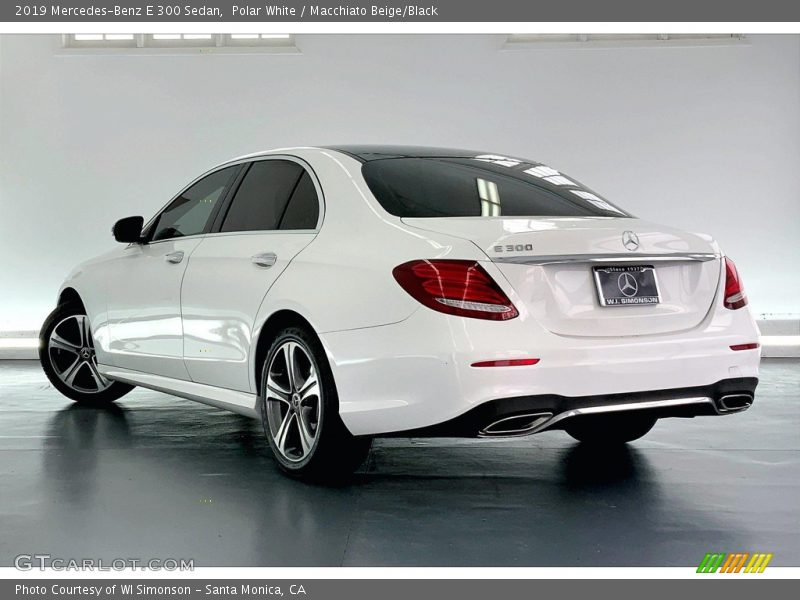 Polar White / Macchiato Beige/Black 2019 Mercedes-Benz E 300 Sedan