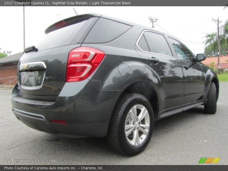 Nightfall Gray Metallic / Light Titanium/Jet Black 2017 Chevrolet Equinox LS