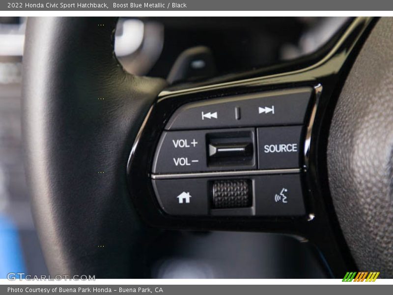 Boost Blue Metallic / Black 2022 Honda Civic Sport Hatchback
