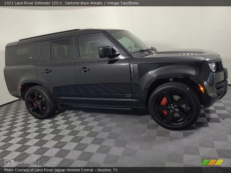 Santorini Black Metallic / Vintage Tan/Ebony 2023 Land Rover Defender 130 X
