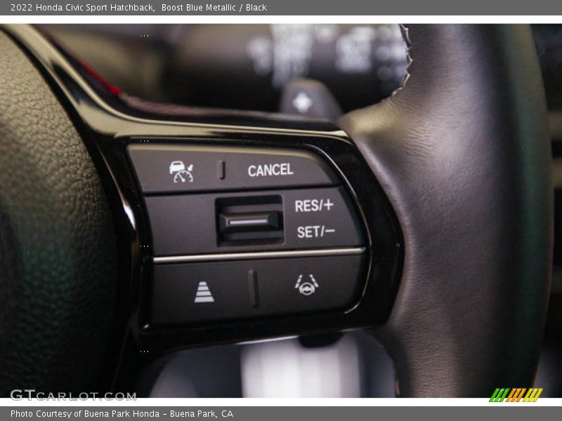 Boost Blue Metallic / Black 2022 Honda Civic Sport Hatchback