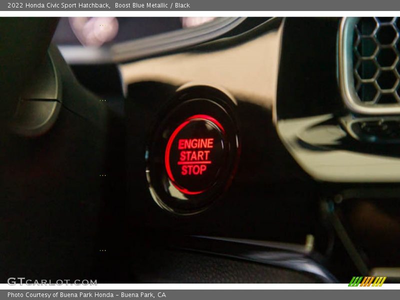 Boost Blue Metallic / Black 2022 Honda Civic Sport Hatchback