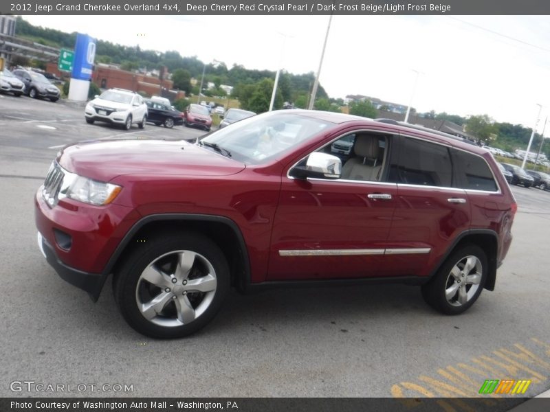 Deep Cherry Red Crystal Pearl / Dark Frost Beige/Light Frost Beige 2012 Jeep Grand Cherokee Overland 4x4