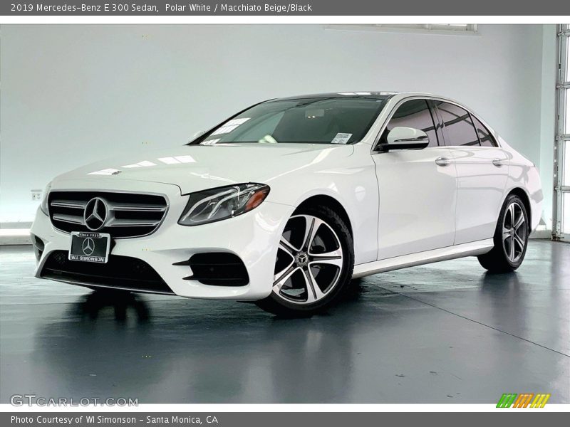 Polar White / Macchiato Beige/Black 2019 Mercedes-Benz E 300 Sedan