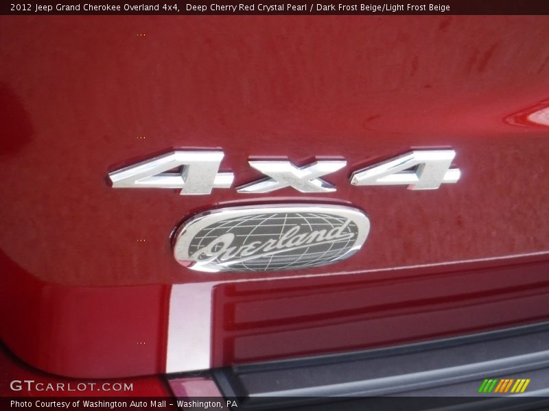 Deep Cherry Red Crystal Pearl / Dark Frost Beige/Light Frost Beige 2012 Jeep Grand Cherokee Overland 4x4