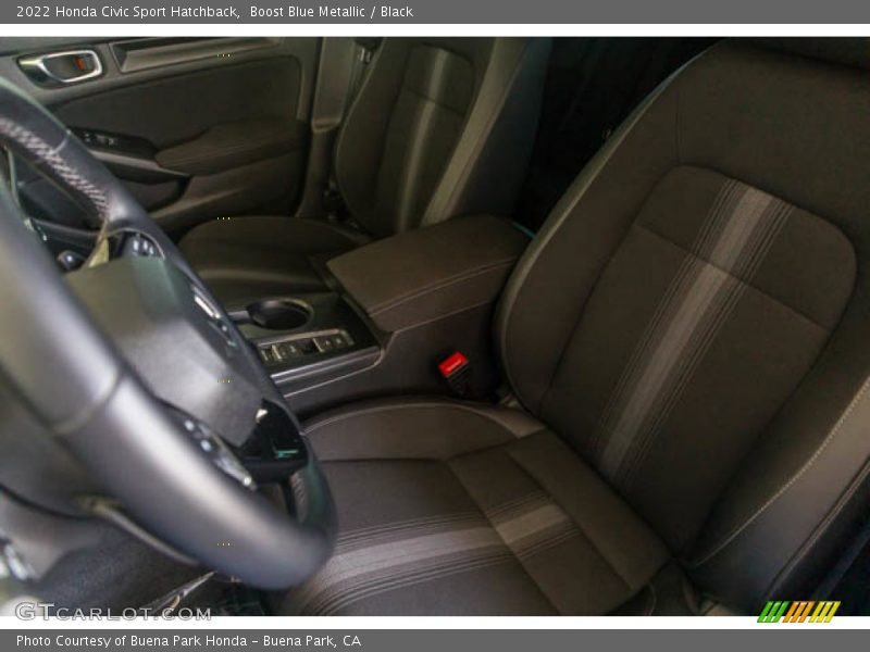 Boost Blue Metallic / Black 2022 Honda Civic Sport Hatchback