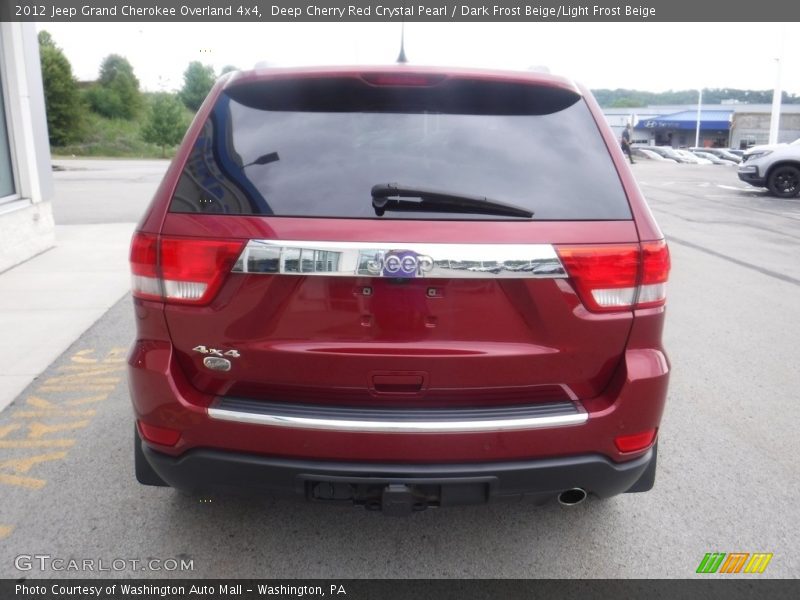 Deep Cherry Red Crystal Pearl / Dark Frost Beige/Light Frost Beige 2012 Jeep Grand Cherokee Overland 4x4