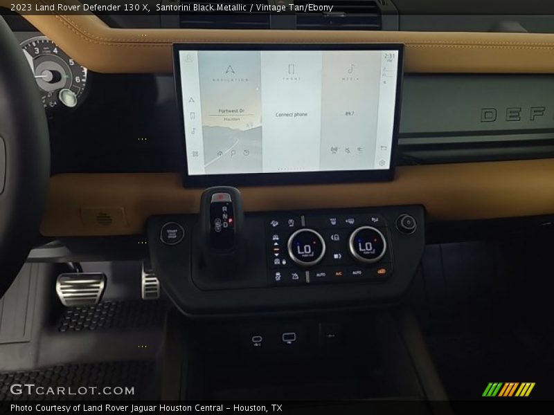 Santorini Black Metallic / Vintage Tan/Ebony 2023 Land Rover Defender 130 X