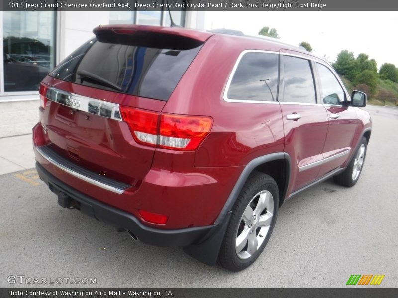 Deep Cherry Red Crystal Pearl / Dark Frost Beige/Light Frost Beige 2012 Jeep Grand Cherokee Overland 4x4