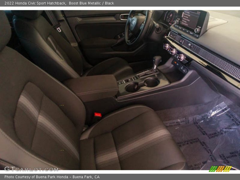 Boost Blue Metallic / Black 2022 Honda Civic Sport Hatchback