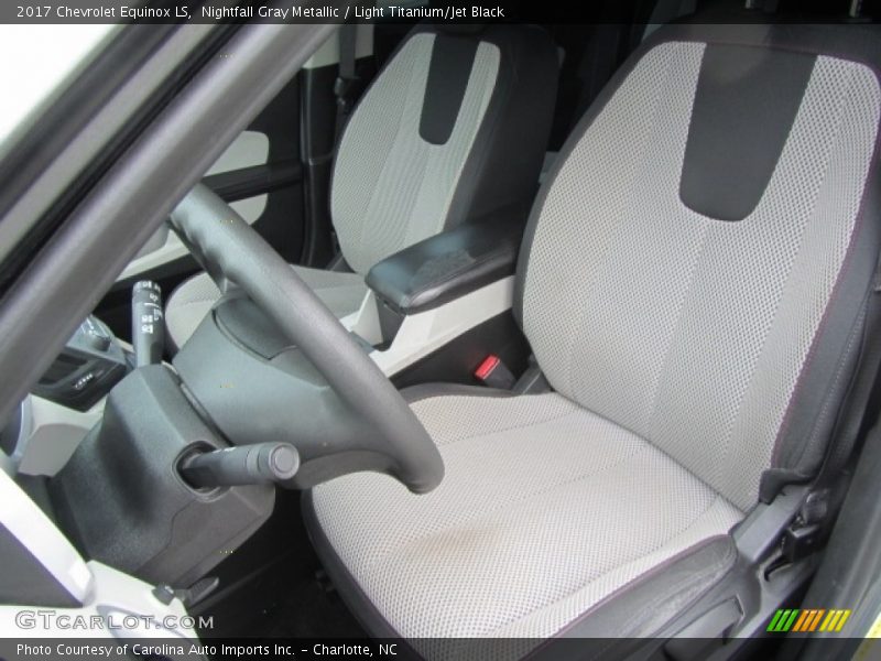 Front Seat of 2017 Equinox LS