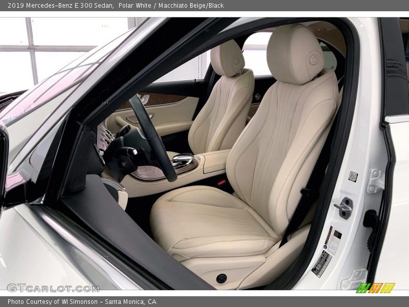 Front Seat of 2019 E 300 Sedan