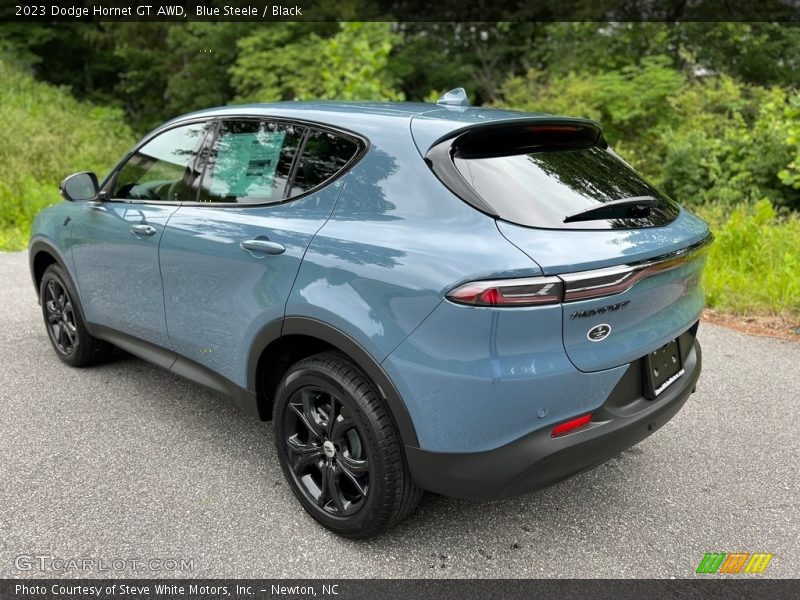 Blue Steele / Black 2023 Dodge Hornet GT AWD