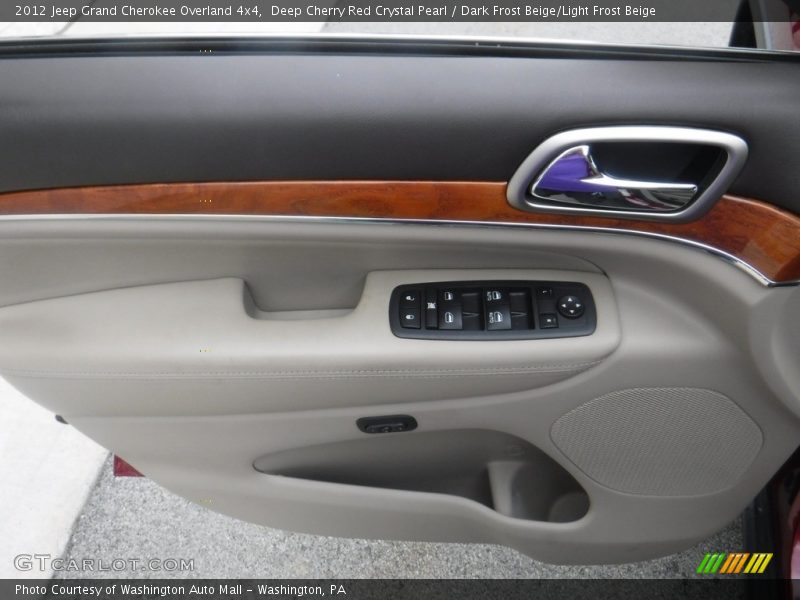 Deep Cherry Red Crystal Pearl / Dark Frost Beige/Light Frost Beige 2012 Jeep Grand Cherokee Overland 4x4