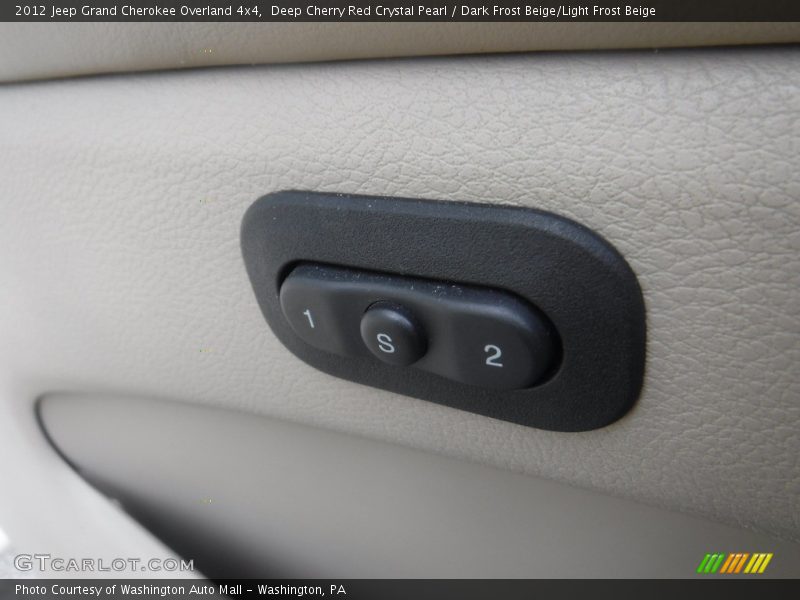 Deep Cherry Red Crystal Pearl / Dark Frost Beige/Light Frost Beige 2012 Jeep Grand Cherokee Overland 4x4