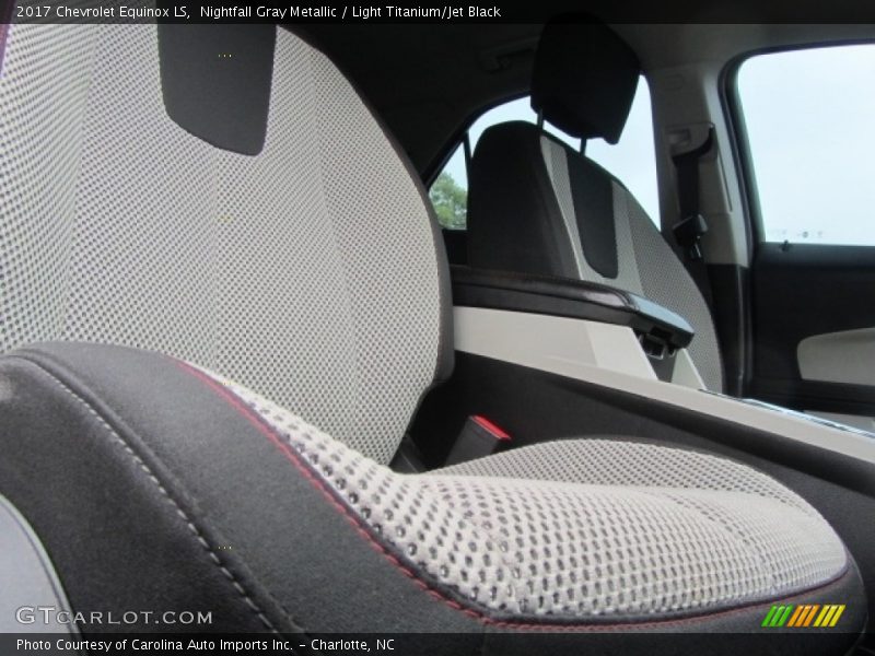 Nightfall Gray Metallic / Light Titanium/Jet Black 2017 Chevrolet Equinox LS