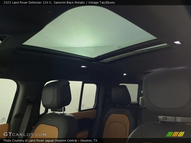 Santorini Black Metallic / Vintage Tan/Ebony 2023 Land Rover Defender 130 X