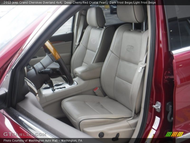 Deep Cherry Red Crystal Pearl / Dark Frost Beige/Light Frost Beige 2012 Jeep Grand Cherokee Overland 4x4