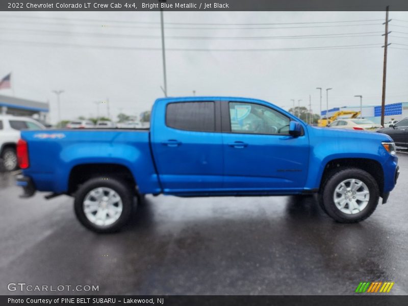 Bright Blue Metallic / Jet Black 2022 Chevrolet Colorado LT Crew Cab 4x4