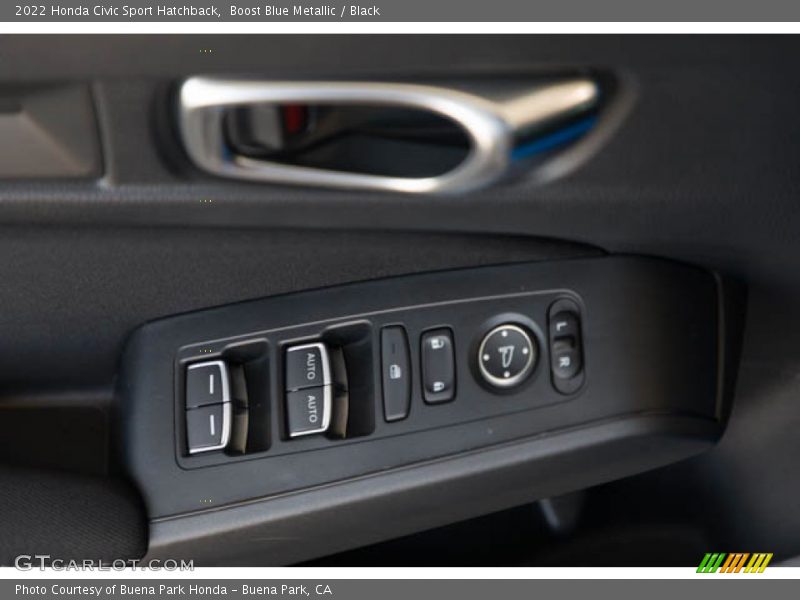 Boost Blue Metallic / Black 2022 Honda Civic Sport Hatchback