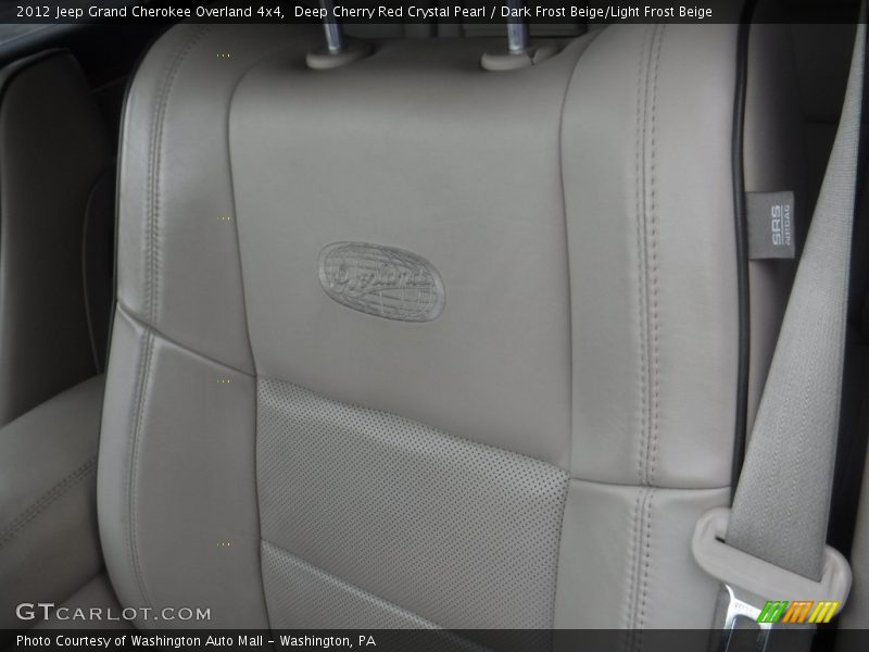 Deep Cherry Red Crystal Pearl / Dark Frost Beige/Light Frost Beige 2012 Jeep Grand Cherokee Overland 4x4