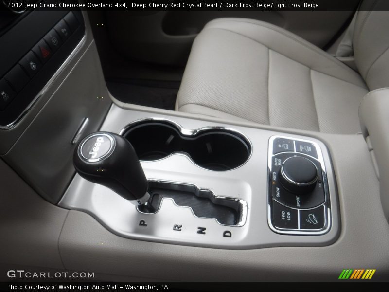 Deep Cherry Red Crystal Pearl / Dark Frost Beige/Light Frost Beige 2012 Jeep Grand Cherokee Overland 4x4