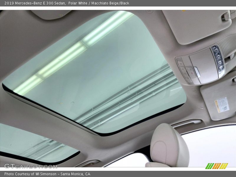 Sunroof of 2019 E 300 Sedan