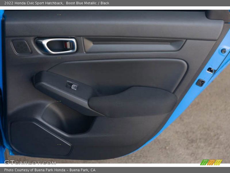 Boost Blue Metallic / Black 2022 Honda Civic Sport Hatchback