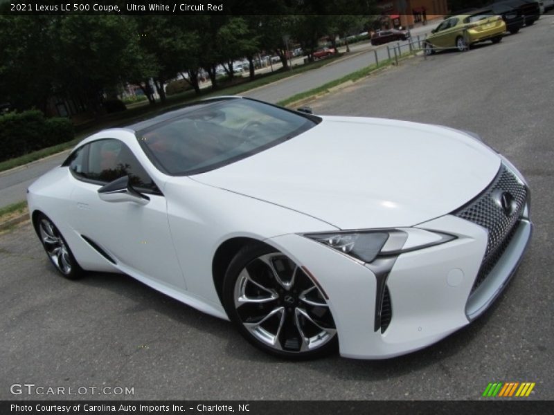 Front 3/4 View of 2021 LC 500 Coupe
