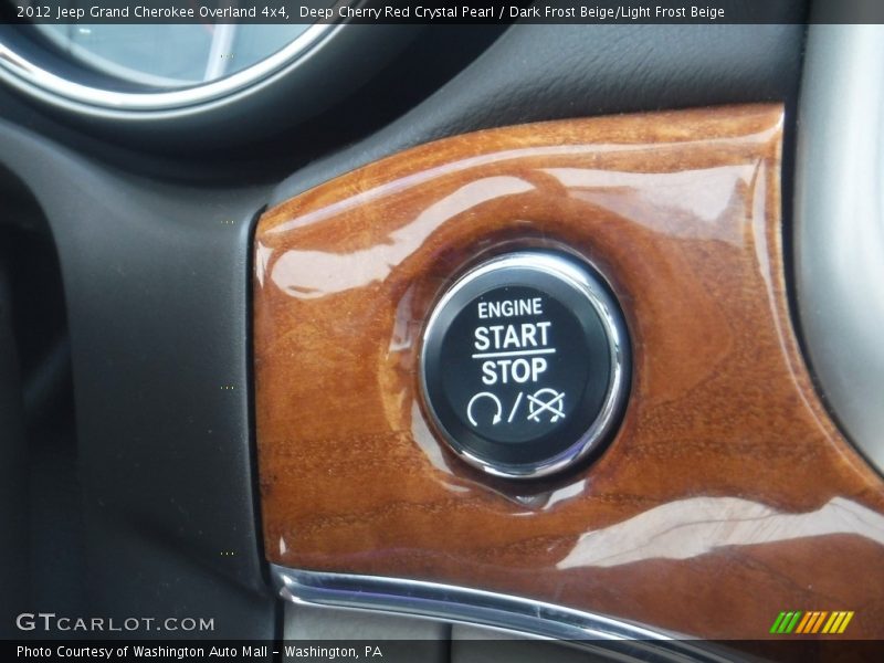 Deep Cherry Red Crystal Pearl / Dark Frost Beige/Light Frost Beige 2012 Jeep Grand Cherokee Overland 4x4