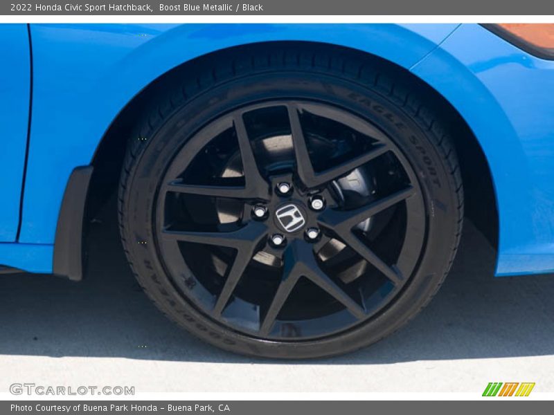 Boost Blue Metallic / Black 2022 Honda Civic Sport Hatchback