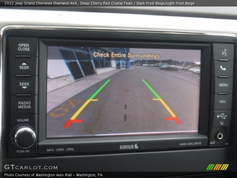 Deep Cherry Red Crystal Pearl / Dark Frost Beige/Light Frost Beige 2012 Jeep Grand Cherokee Overland 4x4