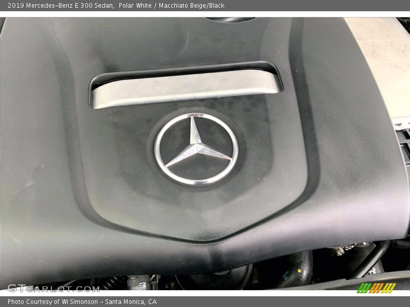 Polar White / Macchiato Beige/Black 2019 Mercedes-Benz E 300 Sedan