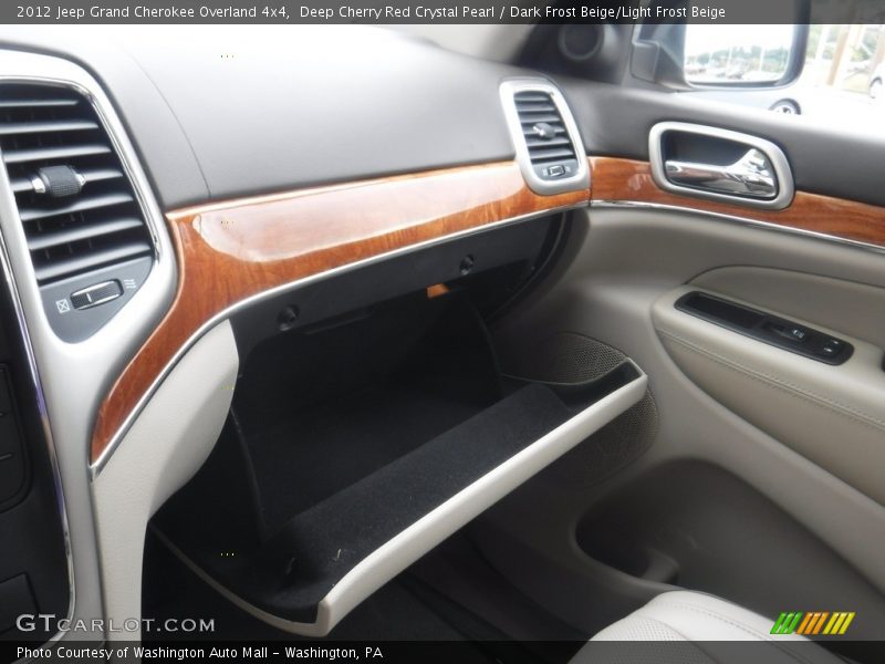 Deep Cherry Red Crystal Pearl / Dark Frost Beige/Light Frost Beige 2012 Jeep Grand Cherokee Overland 4x4