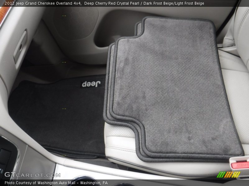 Deep Cherry Red Crystal Pearl / Dark Frost Beige/Light Frost Beige 2012 Jeep Grand Cherokee Overland 4x4