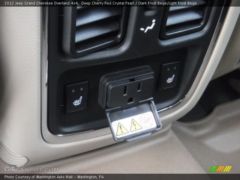 Deep Cherry Red Crystal Pearl / Dark Frost Beige/Light Frost Beige 2012 Jeep Grand Cherokee Overland 4x4