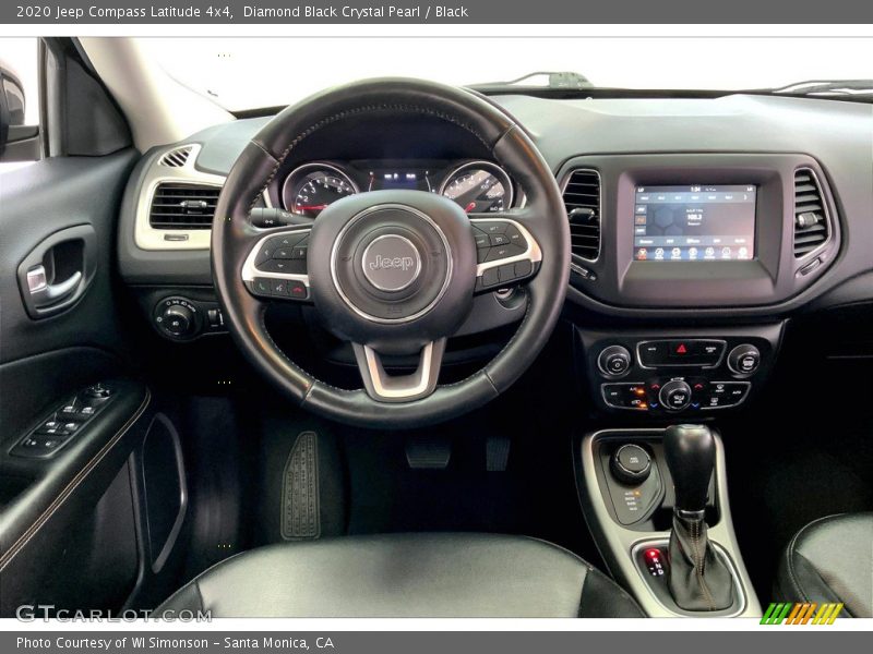 Dashboard of 2020 Compass Latitude 4x4