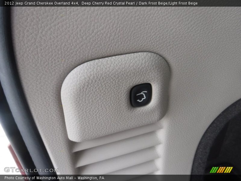 Deep Cherry Red Crystal Pearl / Dark Frost Beige/Light Frost Beige 2012 Jeep Grand Cherokee Overland 4x4