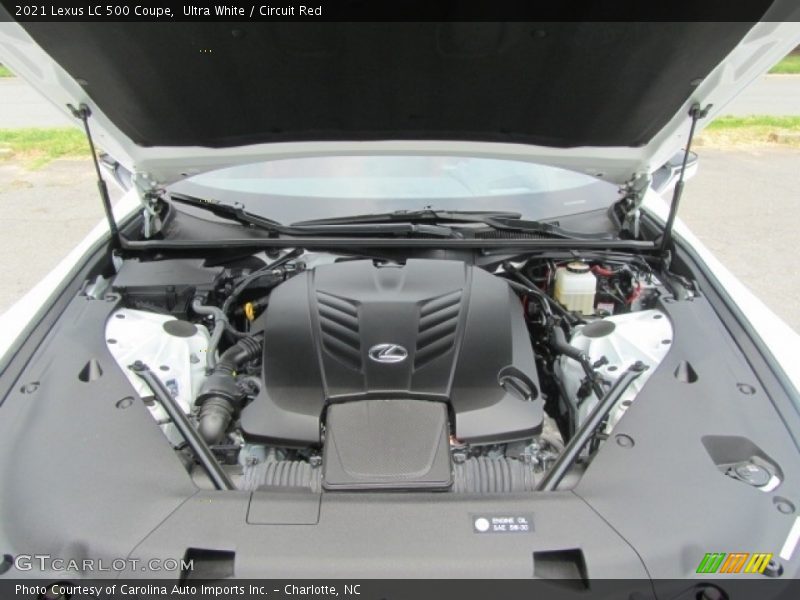  2021 LC 500 Coupe Engine - 5.0 Liter DOHC 32-Valve VVT-i V8