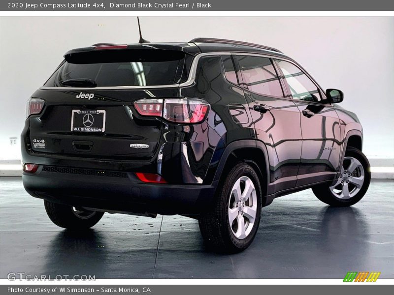 Diamond Black Crystal Pearl / Black 2020 Jeep Compass Latitude 4x4
