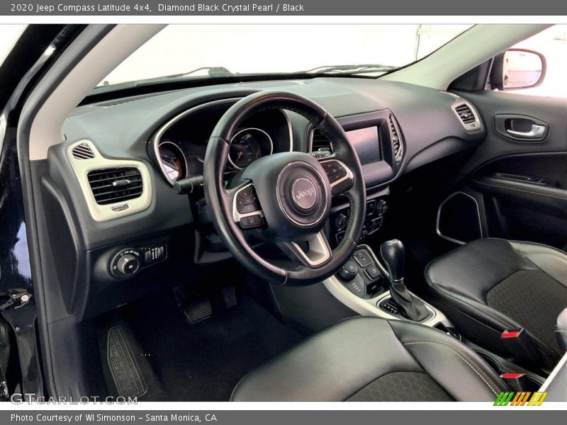 Dashboard of 2020 Compass Latitude 4x4