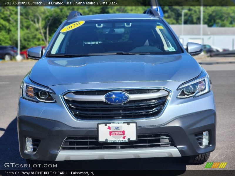 Ice Silver Metallic / Slate Black 2020 Subaru Outback 2.5i Limited