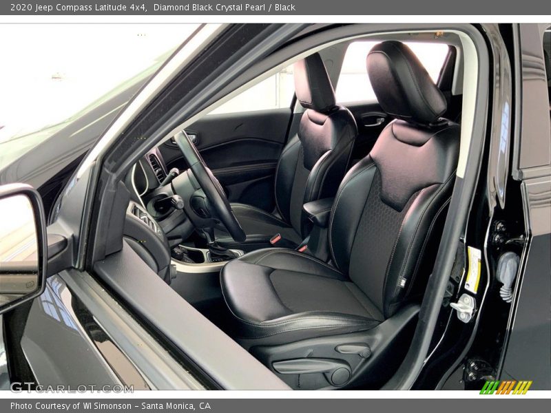 Front Seat of 2020 Compass Latitude 4x4