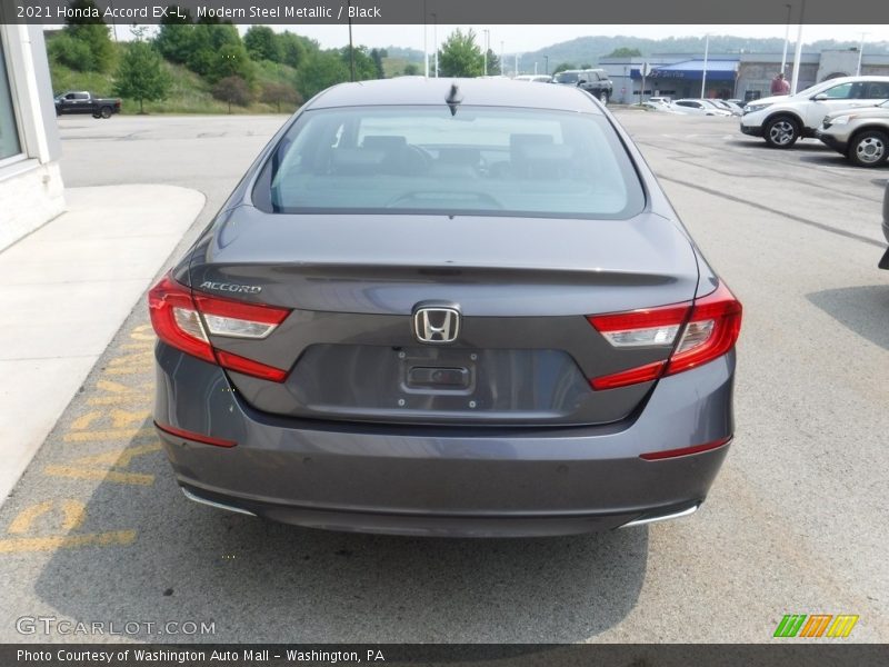 Modern Steel Metallic / Black 2021 Honda Accord EX-L