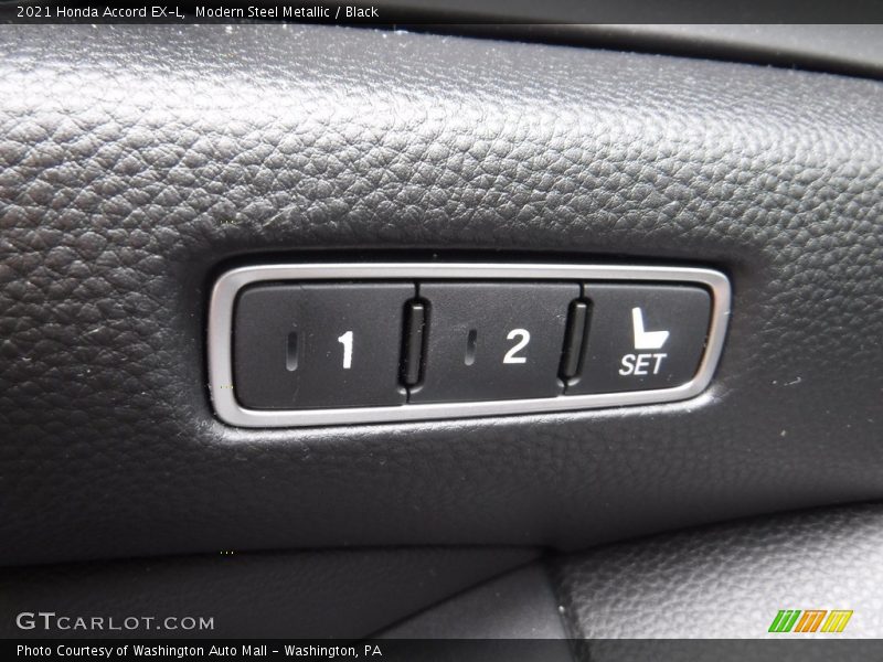 Modern Steel Metallic / Black 2021 Honda Accord EX-L