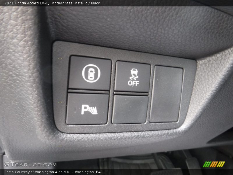 Modern Steel Metallic / Black 2021 Honda Accord EX-L