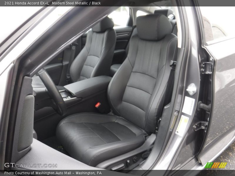 Modern Steel Metallic / Black 2021 Honda Accord EX-L